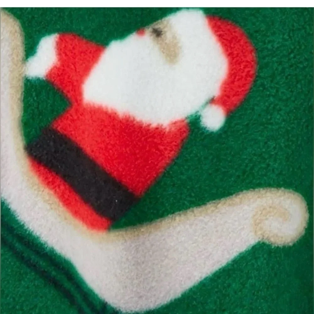 Carter's Green Santa and Reindeer Footie